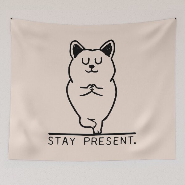 Item preview, Corgi Stay Present designed and sold by Huebucket.