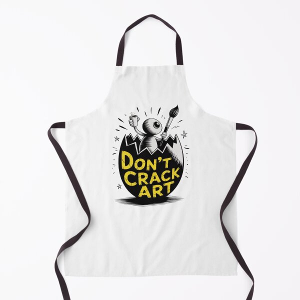 Item preview, Hatching Artist with Brush and Coffee designed and sold by Don't Crack Art.