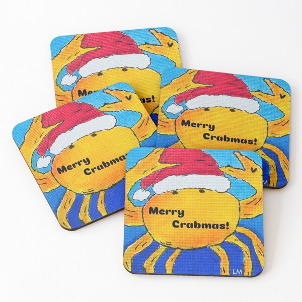 Item preview, Merry Crabmas designed and sold by LoriMcKinnonArt.