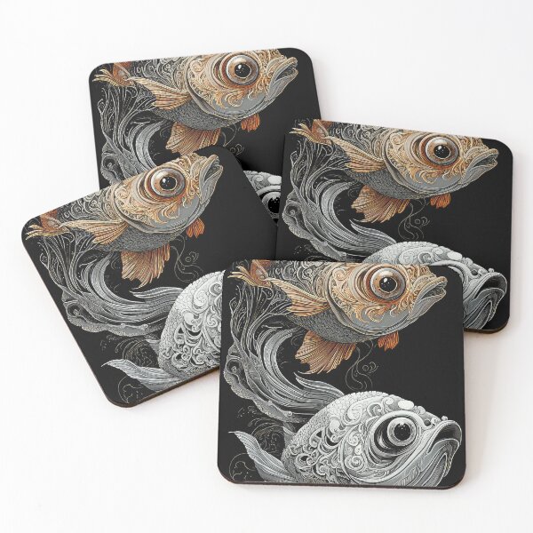 Item preview, Carp Fish Art Design designed and sold by thewandswant.