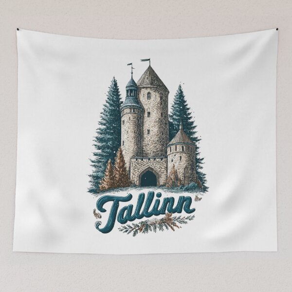 Item preview, Tallinn – Medieval Towers & Old Town Design designed and sold by Meiersbeste.