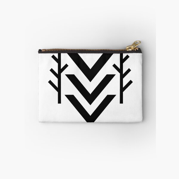 Item preview, Geometric Chevron Rune - Nordic Nature Symbol, Black designed and sold by Myth-LegendArt.