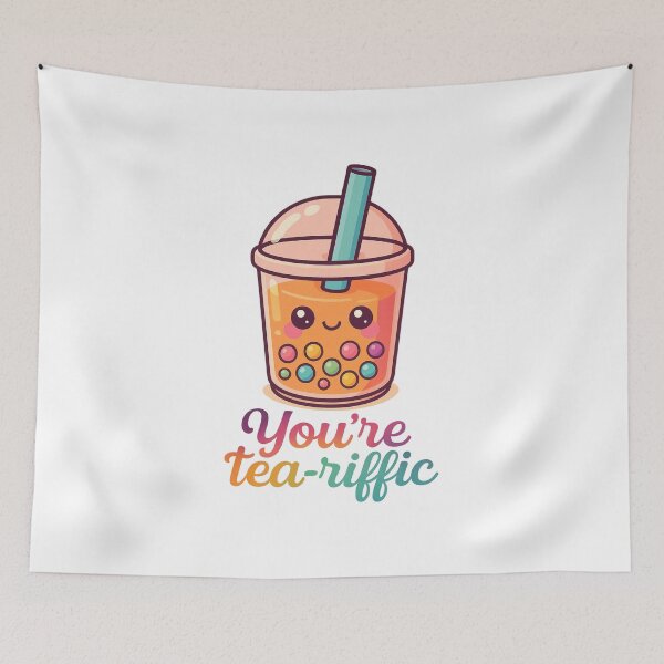 Item preview, Tea-riffic Sweet Bubble Tea Cup designed and sold by Lia Vina.