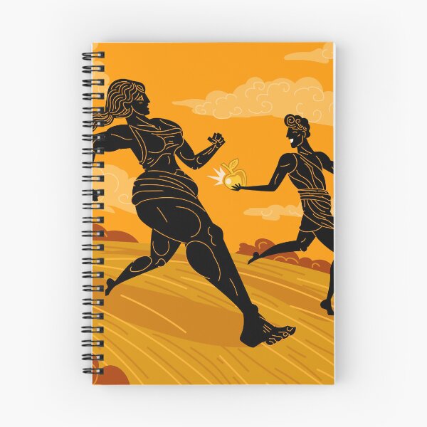 Item preview, atalanta running with suitor throwing golden apple in race designed and sold by matintheworld ( delcarmat ).