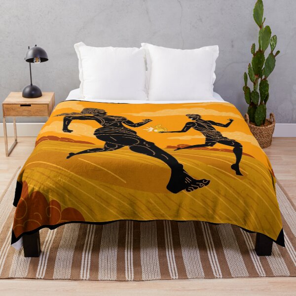 Item preview, atalanta running with suitor throwing golden apple in race designed and sold by matintheworld ( delcarmat ).
