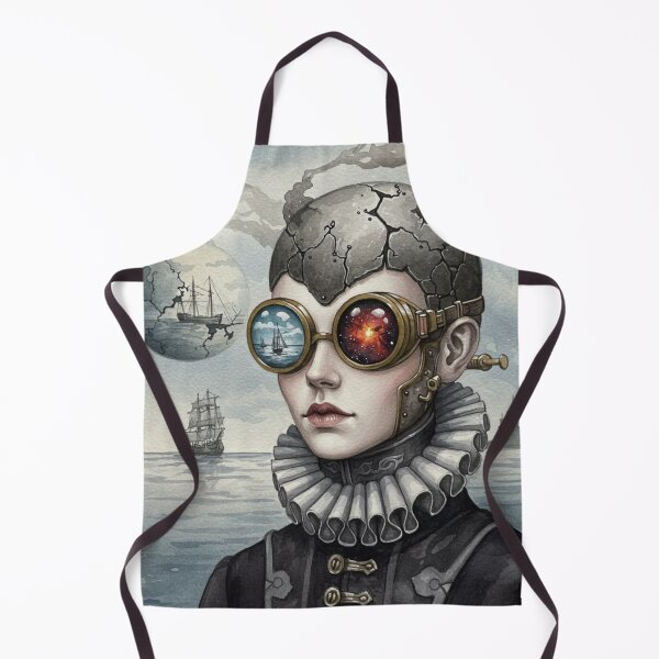 Item preview, Surreal Steampunk Visionary - Cosmic and Nautical Reflections designed and sold by PhotiniaART.