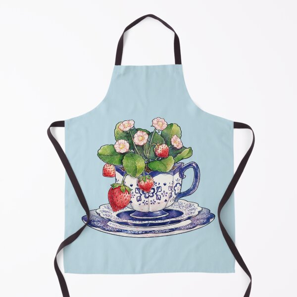 Item preview, Teacup with Strawberry Plant designed and sold by DesignsBySloan.