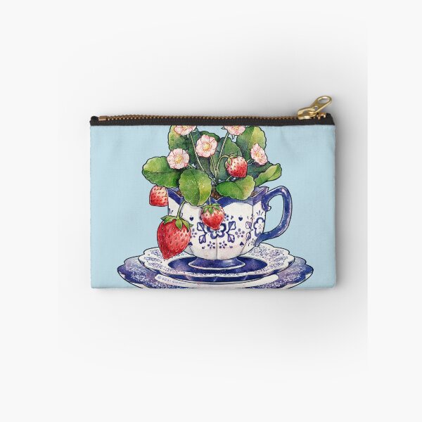 Item preview, Teacup with Strawberry Plant designed and sold by DesignsBySloan.