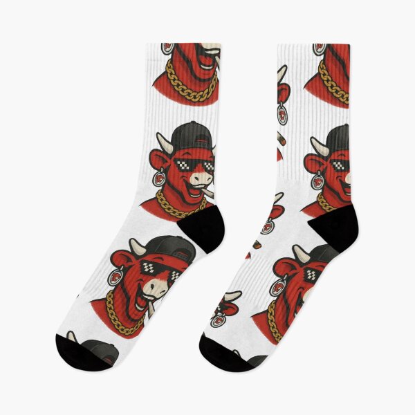 Item preview, Red Cow Meme – Thug Life Funny Cartoon designed and sold by Wawan35200.
