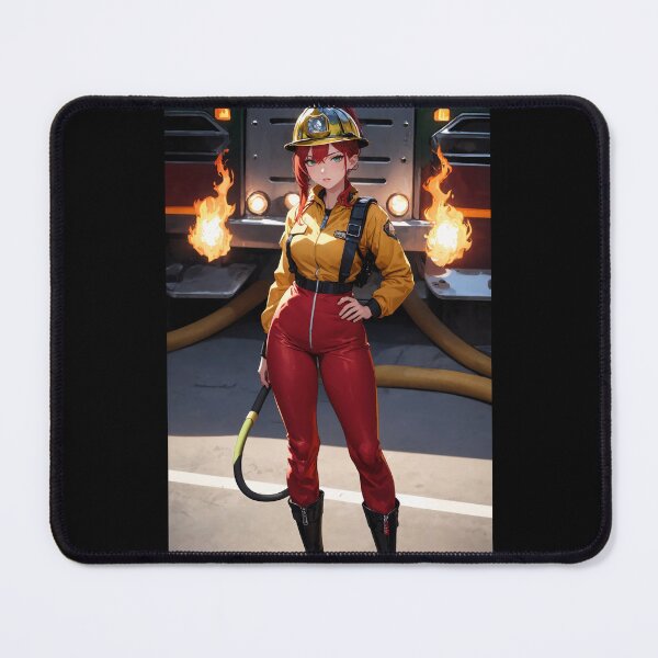 Item preview, Heroic Firefighter Amidst the Flames designed and sold by iloveanimechibi.