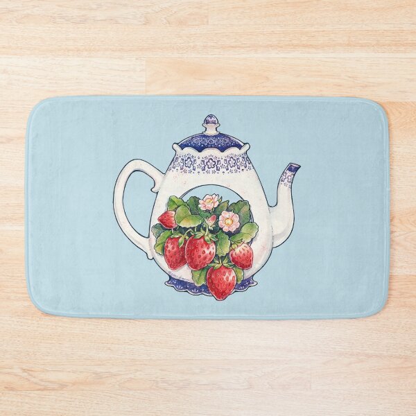 Item preview, Teapot with Strawberry Plant designed and sold by DesignsBySloan.
