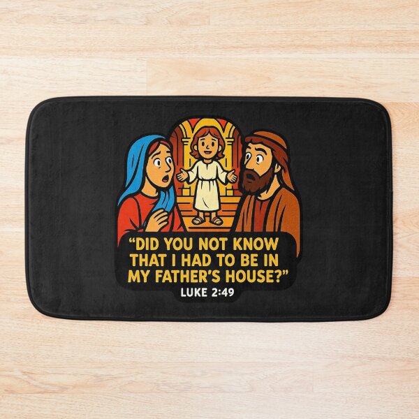 Item preview, Luke 2:49 Did you not know that I had to be in My Father’s house? designed and sold by plushism.