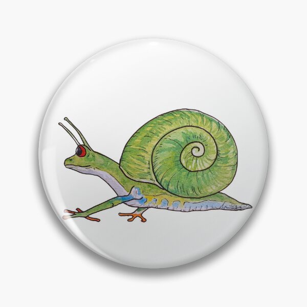 Item preview, Frog snail designed and sold by mimberart.