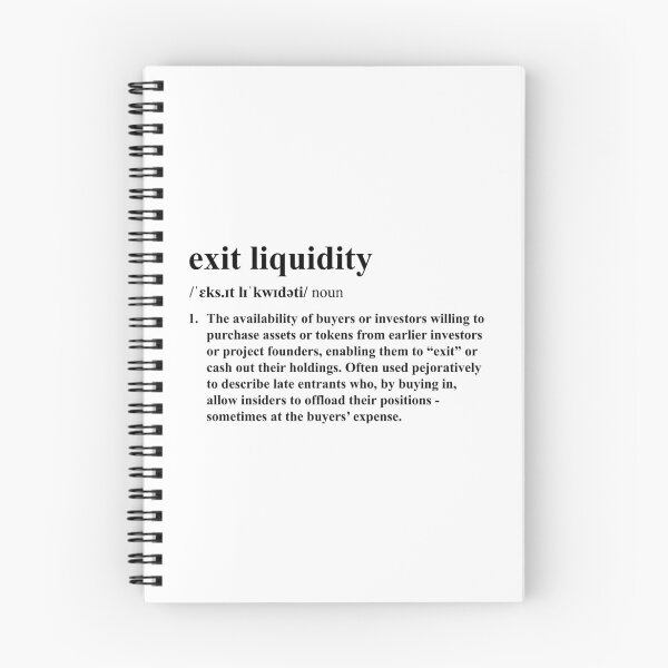 Item preview, Exit Liquidity designed and sold by pipszi.