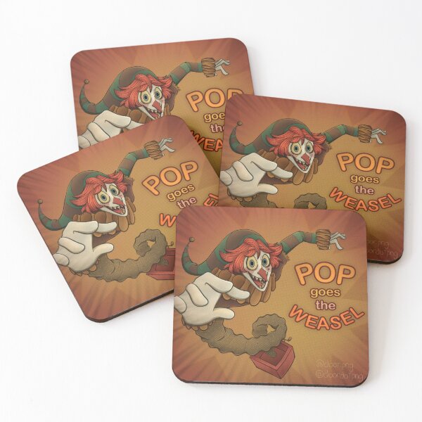 Item preview, Pop Goes The Weasel! designed and sold by doordotpng.