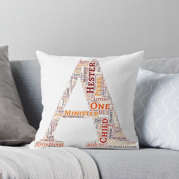 Item preview, Nathaniel Hawthorne's The Scarlet Letter Word Art designed and sold by Amy Olsen.