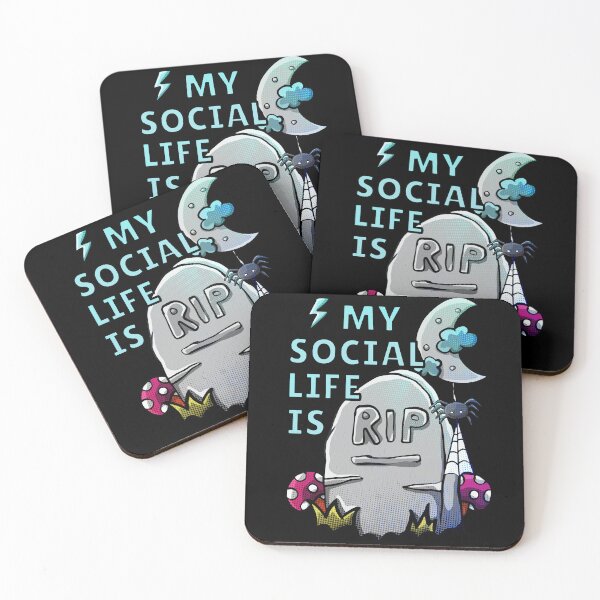 Item preview, My Social Life Is RIP designed and sold by tsbbstudio.