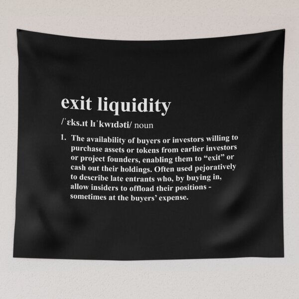 Item preview, Exit Liquidity designed and sold by pipszi.