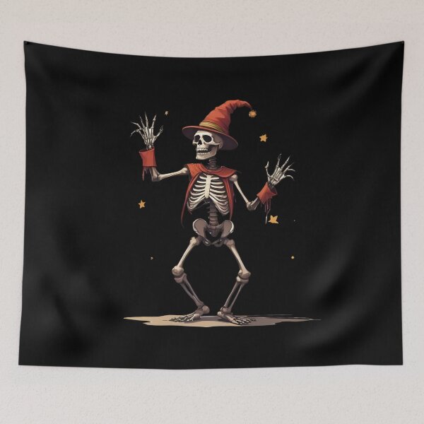 Item preview, Spooky Skeleton Witch black – Funny Halloween Design designed and sold by Dream Magic Co.