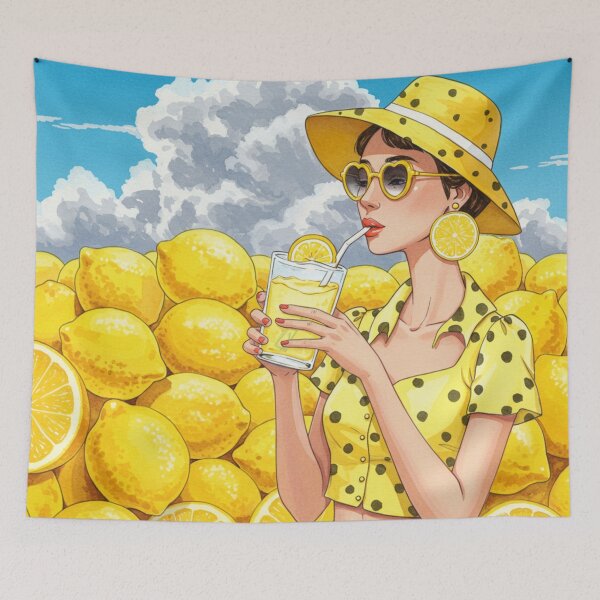 Item preview, Zesty Lemonade Dream - Stylish Summer Vibes designed and sold by PhotiniaART.