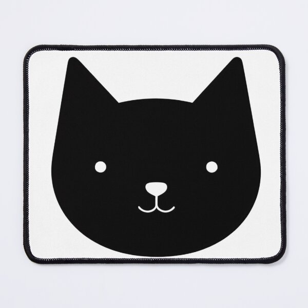 Item preview, Cute Black Cat Face – Minimalist Halloween Design designed and sold by Dream Magic Co.
