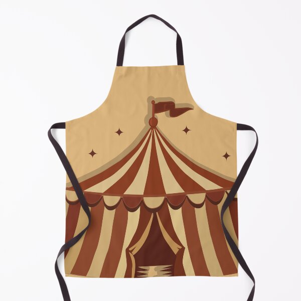 Item preview, Retro Circus Tent on Beige Background designed and sold by CheriTanya.