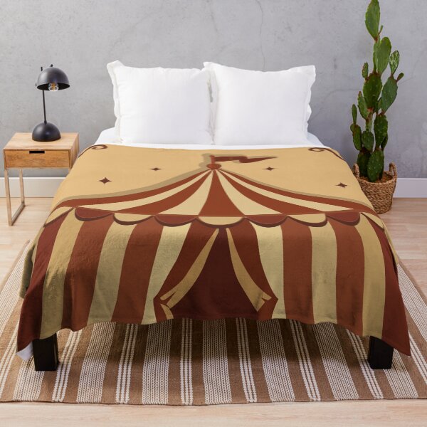 Item preview, Retro Circus Tent on Beige Background designed and sold by CheriTanya.