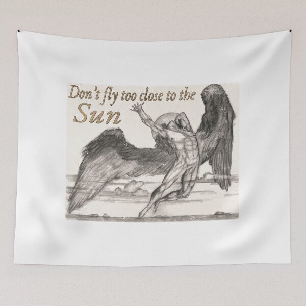 Item preview, ICARUS MYTH - Don’t Fly Too Close to the Sun designed and sold by RonnyMilleo.