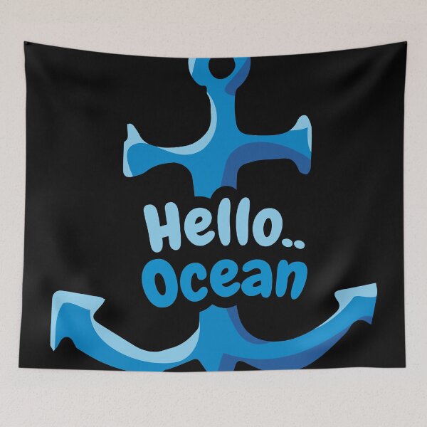 Item preview, Hola ancla del océano designed and sold by tsbbstudio.