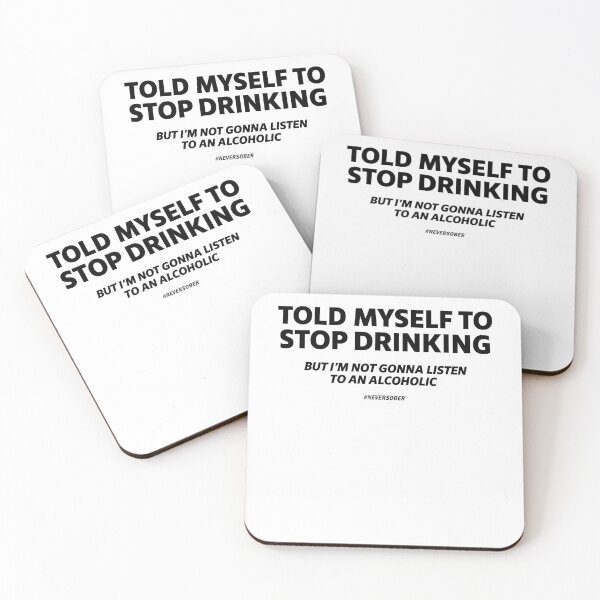 Item preview, Funny Drinking Shirt – Told Myself To Stop Drinking Alcohol Joke Tee designed and sold by margamPagenberg.