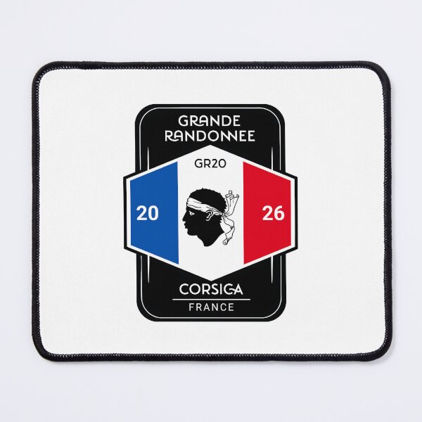 Item preview, GR20 CORSICA- GRANDE RANDONNEE-2026-colors france and symbol of corsica designed and sold by designkb.