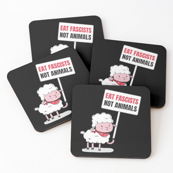 Item preview, Vegan Antifa Anti-Fascist Lamb  	 designed and sold by yfzcpxkfix45.