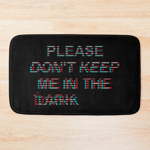 Item preview, Don't Leave Me in the Dark - Glitch Typography Art designed and sold by Wawan35200.