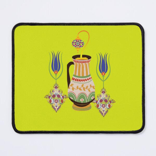 Item preview, Ottoman Tulip Motif Phitcher -Traditional Turkish Floral Motif * designed and sold by Raindreamart.