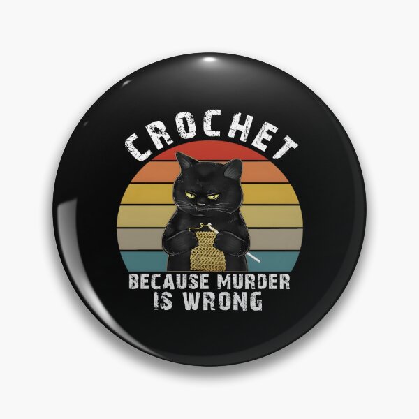 Artikelvorschau, Crochet Because Is Wrong Cat entworfen und verkauft von shvhtfmxo60.