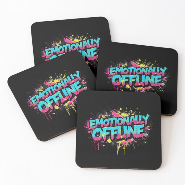 Item preview, Emotionally Offline | Sarcastic Humor Design by Too Real Co designed and sold by TooRealCo.