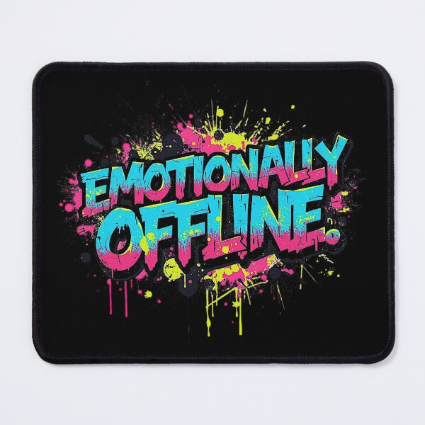 Item preview, Emotionally Offline | Sarcastic Humor Design by Too Real Co designed and sold by TooRealCo.