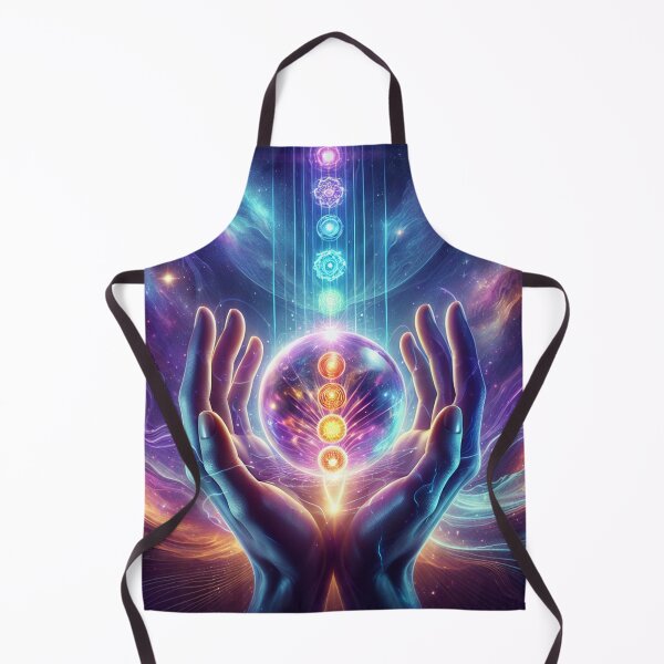 Item preview, Cosmic Energy Healing: Hands Embracing Divine Light & Chakra Alignment designed and sold by UXVisionCraft28.