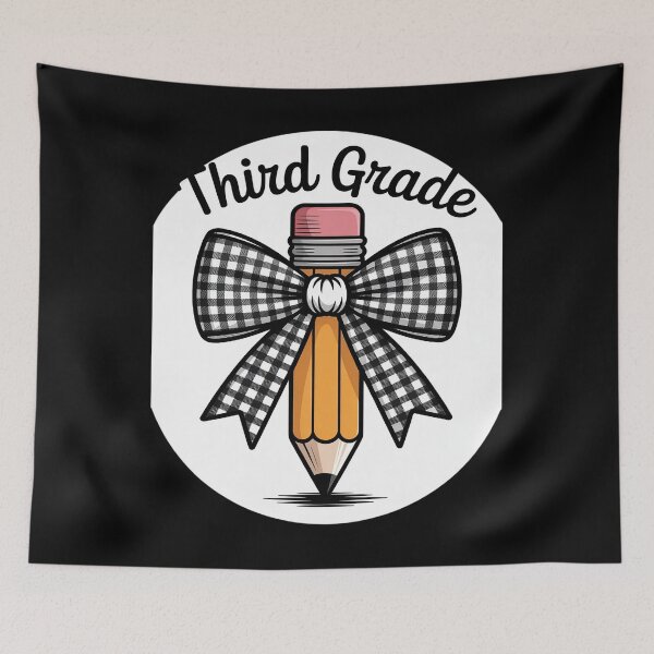 Item preview, Coquette Pencil Bow Third Grade Teacher Kids Back To School designed and sold by procionartss.