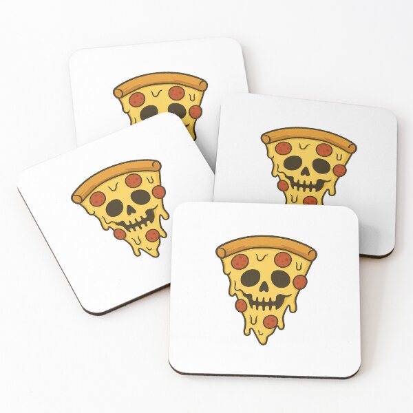 Item preview, Skull Pizza Slice – Spooky Funny Halloween Food Design designed and sold by Arismatica Design.