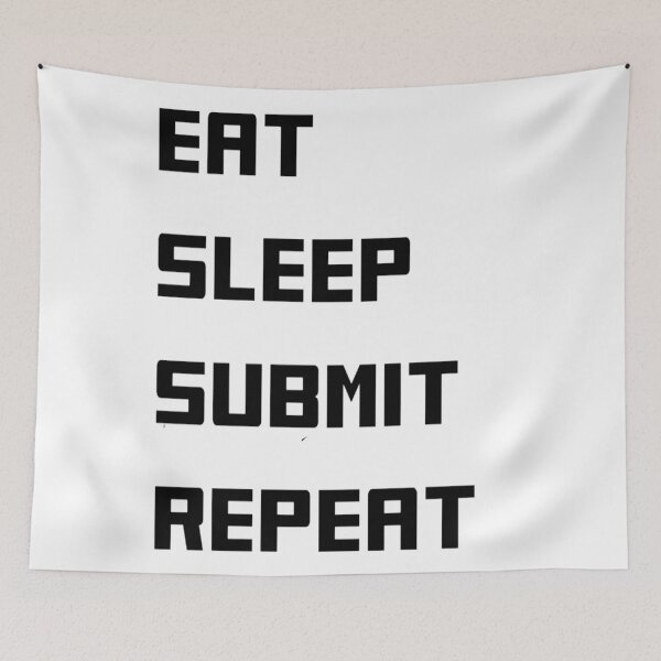 Item preview, Eat Sleep submit repeat  designed and sold by Super dads shop.