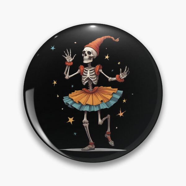 Artikelvorschau, Tanzendes Skelett im schwarzen Tutu – Süßes gruseliges Halloween entworfen und verkauft von Dream Magic Co.