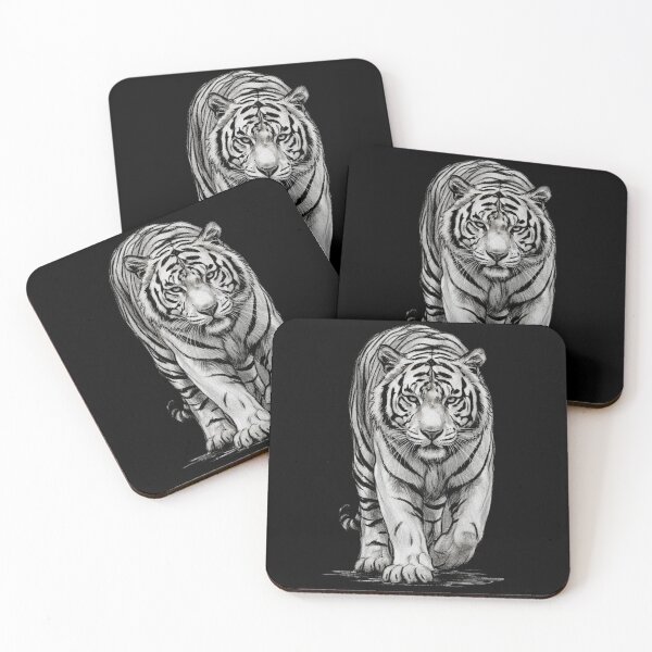 Item preview, Charcoal White Tiger designed and sold by JOSTH.