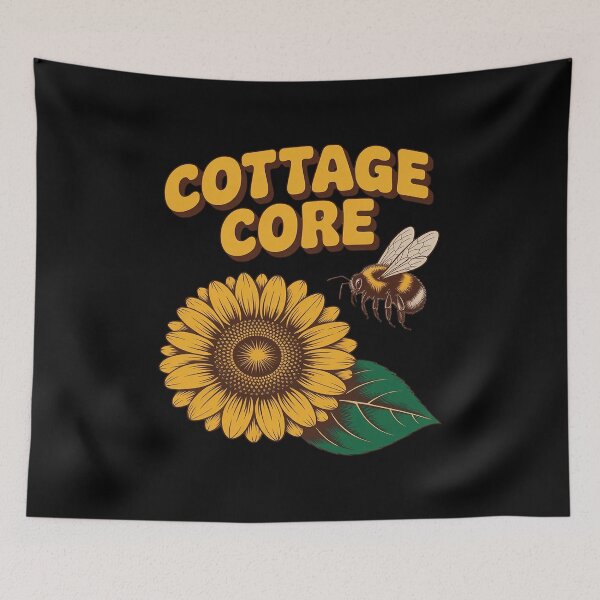 Item preview, Cottage Core – Sunflower and Bee designed and sold by procionartss.