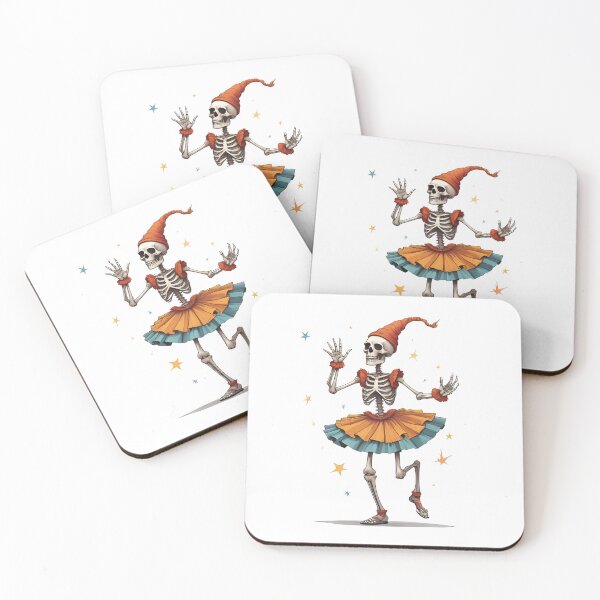 Item preview, Dancing Skeleton in Tutu – Cute Spooky Halloween designed and sold by Dream Magic Co.