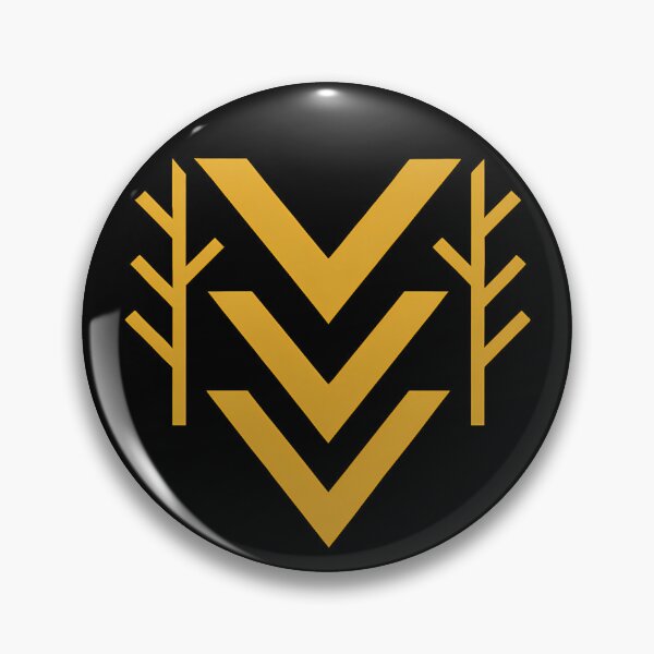 Item preview, Geometric Chevron Rune - Nordic Nature Symbol, Yellow designed and sold by Myth-LegendArt.