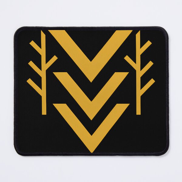 Item preview, Geometric Chevron Rune - Nordic Nature Symbol, Yellow designed and sold by Myth-LegendArt.