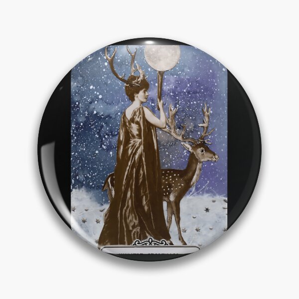 Item preview, Winter Solstice Moon Goddess Postcard 	 designed and sold by dbvlpyyoazl38.