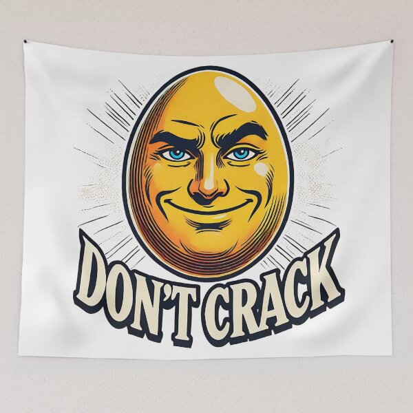Artikelvorschau, Illustration eines lächelnden Eis entworfen und verkauft von Don't Crack Art.