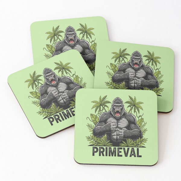Item preview, Primeval Gorilla Jungle Power designed and sold by PrintBreeze.